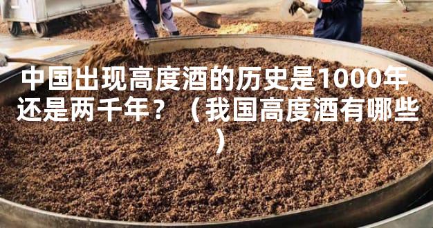 中国出现高度酒的历史是1000年 还是两千年？（我国高度酒有哪些）